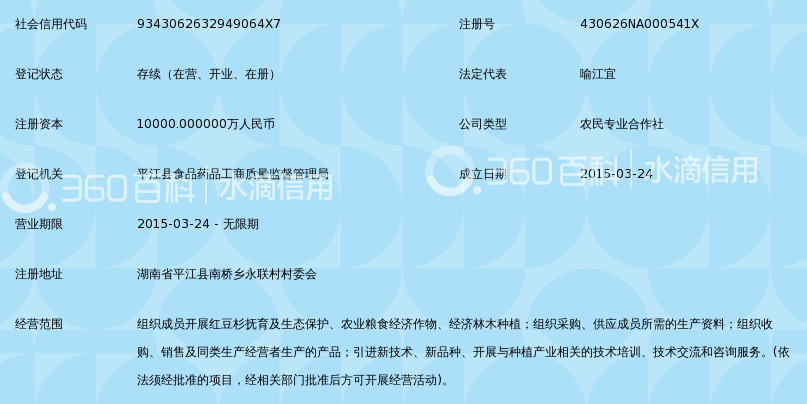 平江县南桥红豆杉种植农民专业合作社